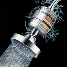 Achyex 22-Stage High Output Shower Head, Chrome Filtered Water Softening System with Multi-Functi…