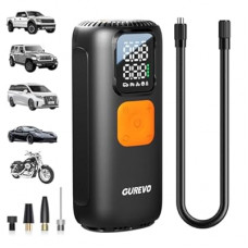 Tire Inflator Portable Air Compressor, 160 PSI Digital Tire Pump with Auto Shut-Off – Car, Truck, Motorcycle, B…