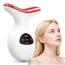 Red Light Therapy for Face, Multifunctional Face Massager with Micro-Current, LED Light Therapy &…