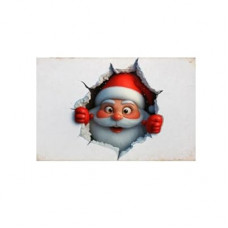 Carastora Funky Christmas Santa Holiday Doormat, Anti-Fatigue mat, Durable, Non-Slip Design, Suitable f…