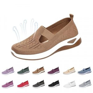 JollyPetal&Twig Orthopedic Shoes for Women,Women Wide Width Breathable Walking Comfortable Sl…