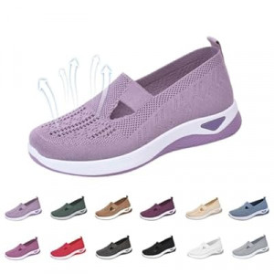 JollyPetal&Twig Orthopedic Shoes for Women,Women Wide Width Breathable Walking Comfortable Sl…