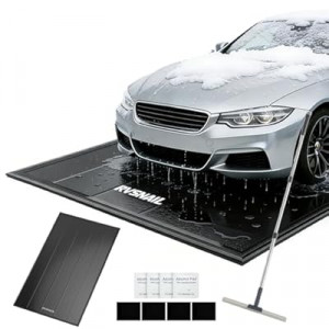 RVSNAIL Garage Floor Mat, 7'9''x16' Heavy Duty 1.2inch Thick Containment Mats, Waterproof PVC…