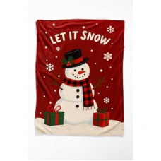 Carastora Christmas Snowman Flannel Holiday Blanket Measures 40x50in and is Perfect for use on T…