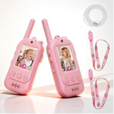 Video Walkie Talkies, Kids Reliable Communication Toys with Screen, Video Walkie Talkies for Kids with V…