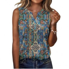 Zeagoo Womens Tank Tops 2026 Loose V Neck Spring Summer Tops Business Dressy Sleeveless Shirts
