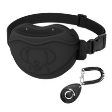 Dog Training Treat Pouch & Training Clicker - Dog treat pouch magnetic closure - Food-Grade Silicone Treat…