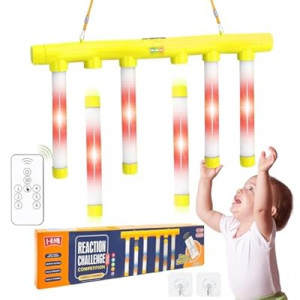 OCES Reflex Stick Game, Reflex Light-Up Sticks Reaction Training Hand Speed Challenge Game, U…