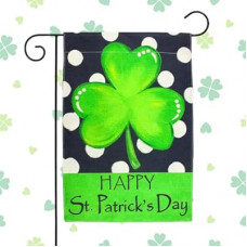 Oeyliz St Patrick's Day Garden Flag 12x18 Double Sided Happy St Patrick's Day Flag Shamrock Clover…