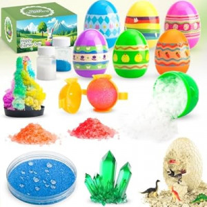CHILDGO Prefilled Easter Science Eggs–6 Pack STEM Activity Experiment Kit for Kids, Perfect for…