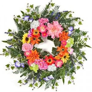 Spring Wreaths for Front Door Outside 24-26