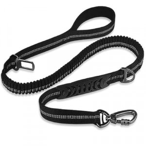 Dog Leash Heavy Duty - 4-6FT Long Leash Strong Shock Tactical Tug Leashes, Dog Seat Belt for Car with…