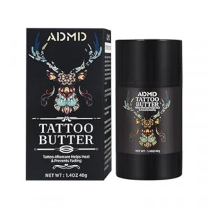 ​Tattoo Care Balm, Aftercare Butter for Tattoos - Color Enhancing Moisturizer to Keep Ink Bright, Soot…