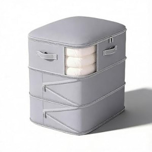 Compression Storage Bag, Vacuum-Free Self-Compression (45% Space Saving), 135L/35.7US Gal Oversize,…