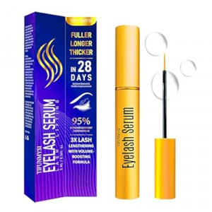 Eyelash Growth Serum – Advanced Lash Serum For Lashes Growth - Boost Longer, Fuller, Thicker Lashes…
