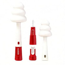 3-in-1 Cup Cleaner, 360° Dead-Angle Cleaning Brush with Extra Replaceable Head, Standable & Ha…