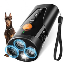 URCHIN Dog Bark Deterrent Device, 3X Ultrasonic Anti Barking Device 6 Modes Dog Trainer Rechargeable &…