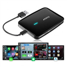 Magic AI Box Wireless CarPlay & Android Auto Adapter, Car Video Box for OEM Wired CP/AA, Dual WiFi &…