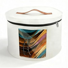 Hat Box for Men & Women, Foldable Stackable Travel Hat Storage Organizer with Clear Side Window,…