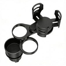 Car Cup Holder Expander, 4 in 1 Adjustable Dual Cup Holder Adapter with 360° Rotating Shaft, Non-Slip…