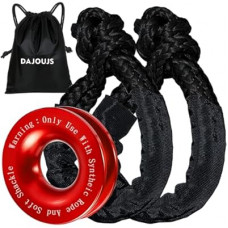 DAJOUJS Synthetic Soft Shackle Rope 1/2