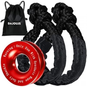 DAJOUJS Synthetic Soft Shackle Rope 1/2